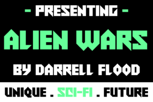 Alien Wars: A Display Font for Sci-Fi Campaigns