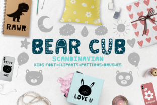 Bear Cub: A Playful Display Typeface for Web Design