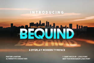Bequind: A Bold Display Font for Editorial Design
