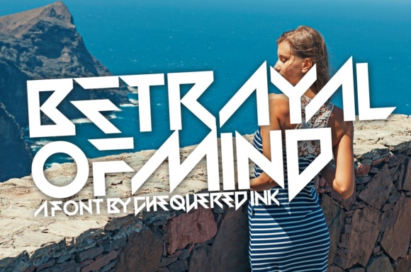 Betrayal of Mind: A Techno Font for Bold Campaigns