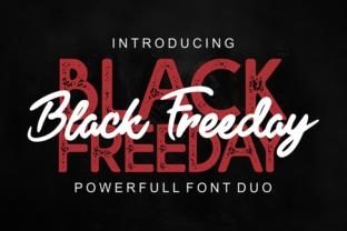 Black Freeday: A Display Font Duo for Digital Brands