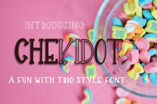 Chekidot: The Fun, Readable Font for Crafters
