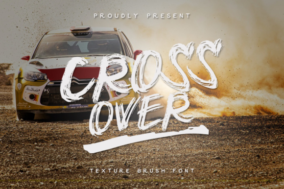 Cross over: A Brush Typeface for Editorial Design