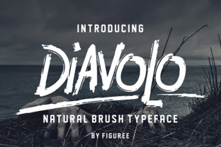 Diavolo: A Hand-Drawn Brush Typeface for Editorial Design