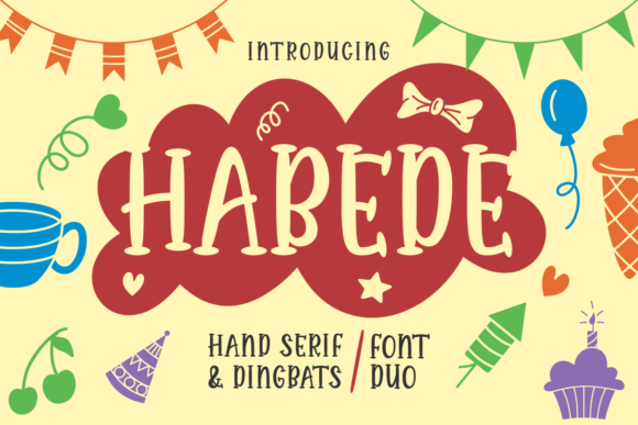 Habede: A Playful Hand-Written Serif Font Duo for Brands