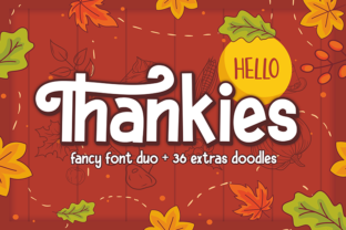 Hello Thankies: A Warm Display Font for Campaign Creators