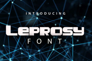 Leprosy: A Display Font That Elevates Handmade Products