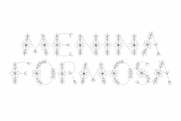Menina Formosa Font: Handcrafted Display Typeface for Branding