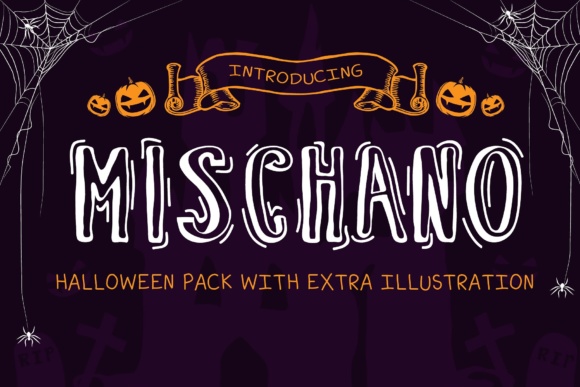 Mischano: A Spooky Display Font for Editorial Impact