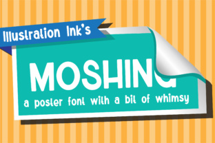 Moshing: A Playful Display Font for Branding