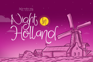 Night in Holland: A Playful Font for Cheerful Branding