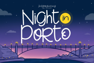 Night in Porto: A Playful Display Font for Modern Web Design