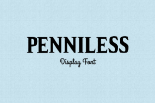 Penniless: A Display Font That Elevates Small Business Branding