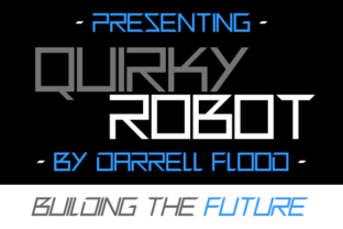 Quirky Robot Font: A Sharp, Futuristic Display Typeface for Brands