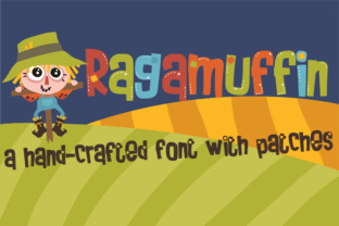Ragamuffin: The Stitched & Patched Display Font for Crafters
