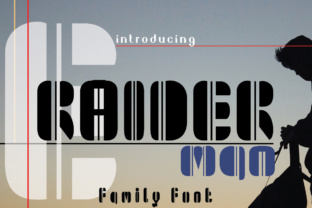 Raiderman: A Bold Display Font for Editorial Design