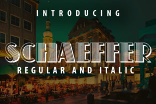 Schaeffer: The Retro Display Font That Commands Attention