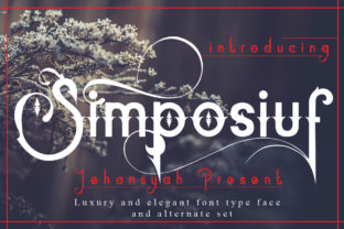 Simposiuf: A Display Typeface for Editorial Design and Publishing