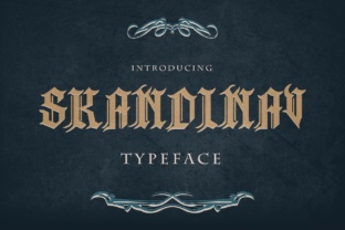 Skandinav: A Tattoo-Inspired Typeface for Editorial Design