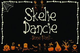Skelie Dancie: A Spooky-Fun Display Font for Small Business