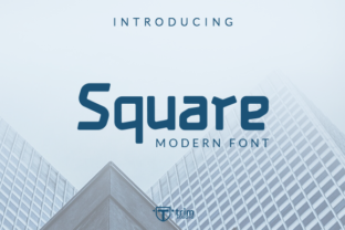 Square: A Bold Display Font for Handmade Labels and More