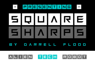 Squaresharps: The Sharp Display Font for Digital Campaigns