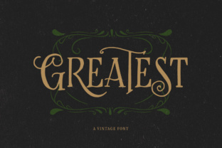 The Greatest Font: A Vintage Hand-Lettering Typeface for Editors