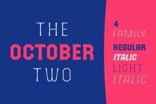The October Two Font: A Clean Display Typeface for Web Design